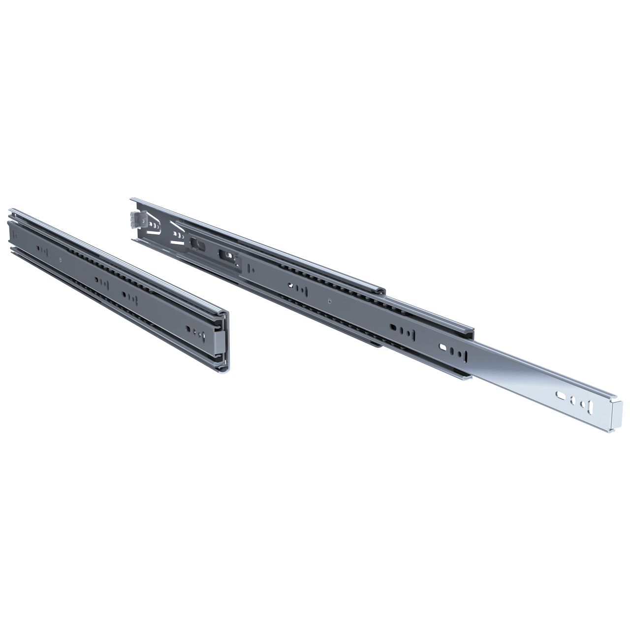 Pair of 20" 130 lbs. full extension drawer slides