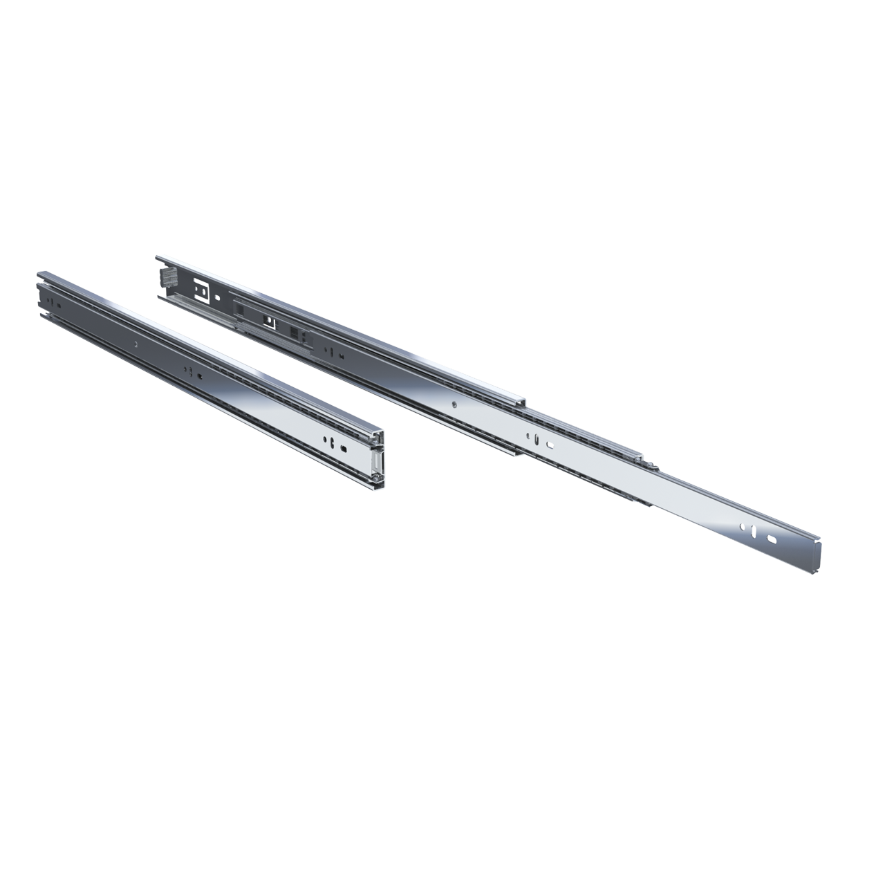 Pair of 24" 100 lbs. full extension drawer slides