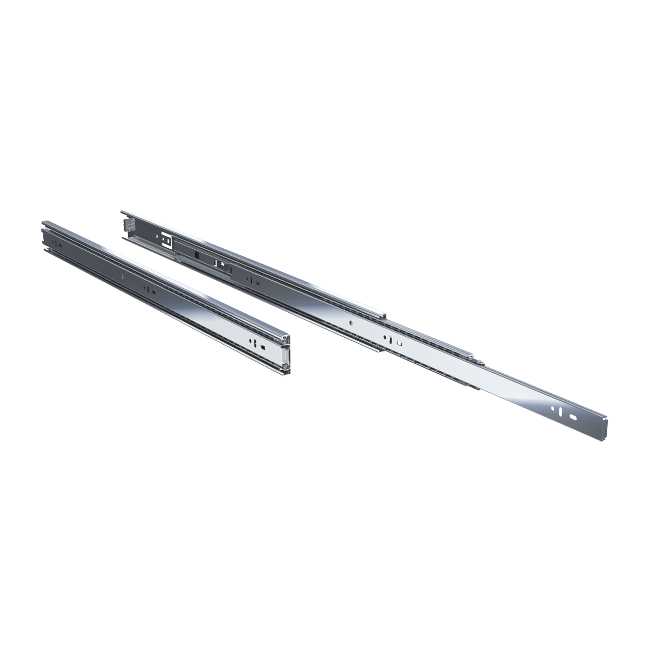 Pair of 26" 100 lbs. full extension drawer slides