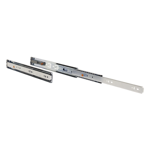 Pair of 18" 100 lbs. full extension soft close  drawer slides