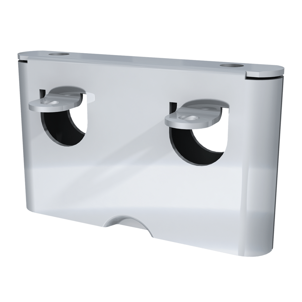 Southco Deep Tab Roto-Lock - Receptacle - R2-0160-02, perspective view