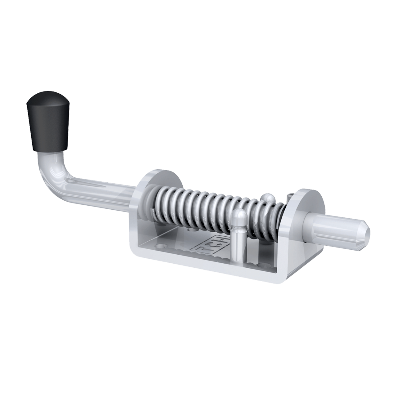 Stainless Steel Heavy Duty 6.5" Spring Bolt, perspective view
