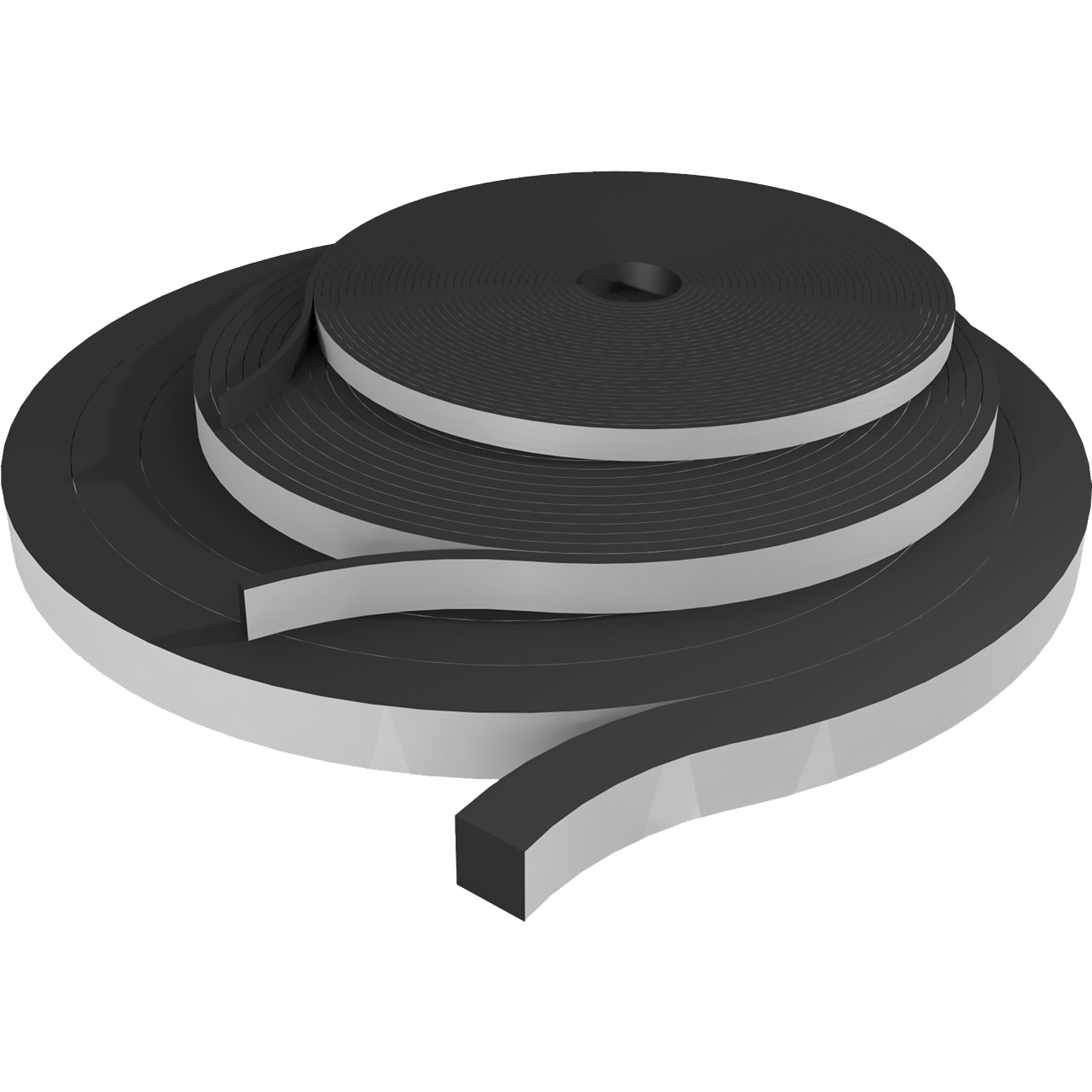 1/8" x 1" x 50' Neoprene Gasket with PSA