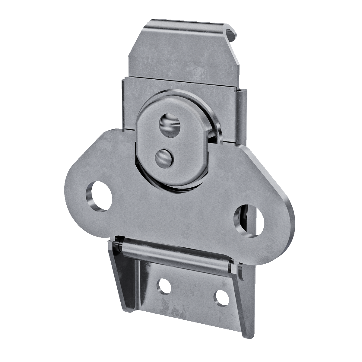 Large Surface Mounted Twist Catch with rivet