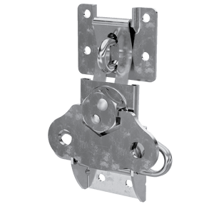 Large pad lockable keeper, shown with pad lockable latch