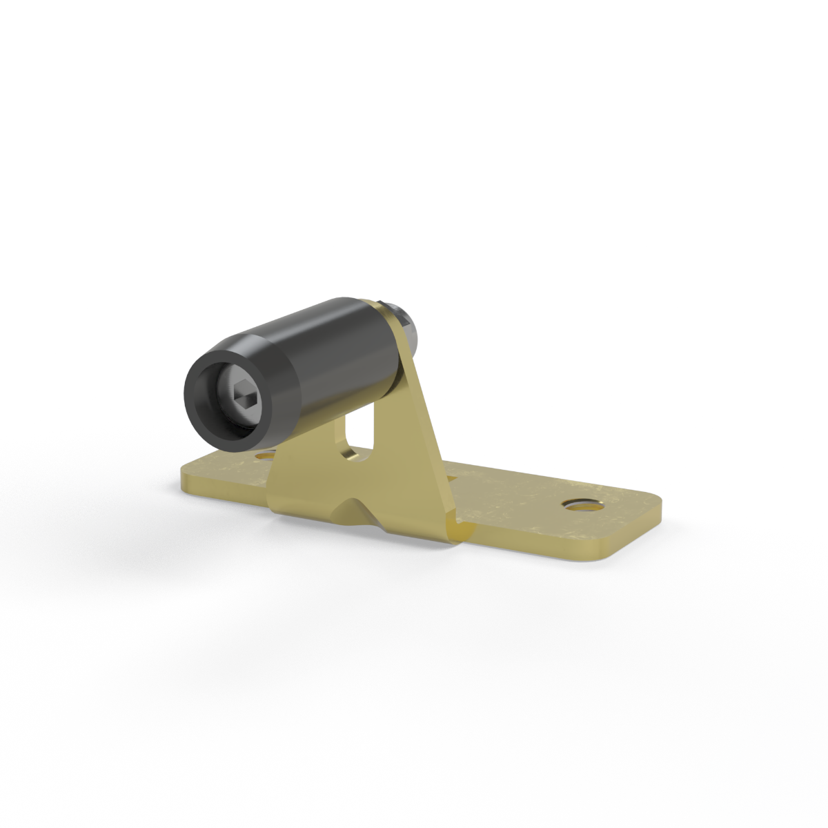 Door lock cam with adjustable roller