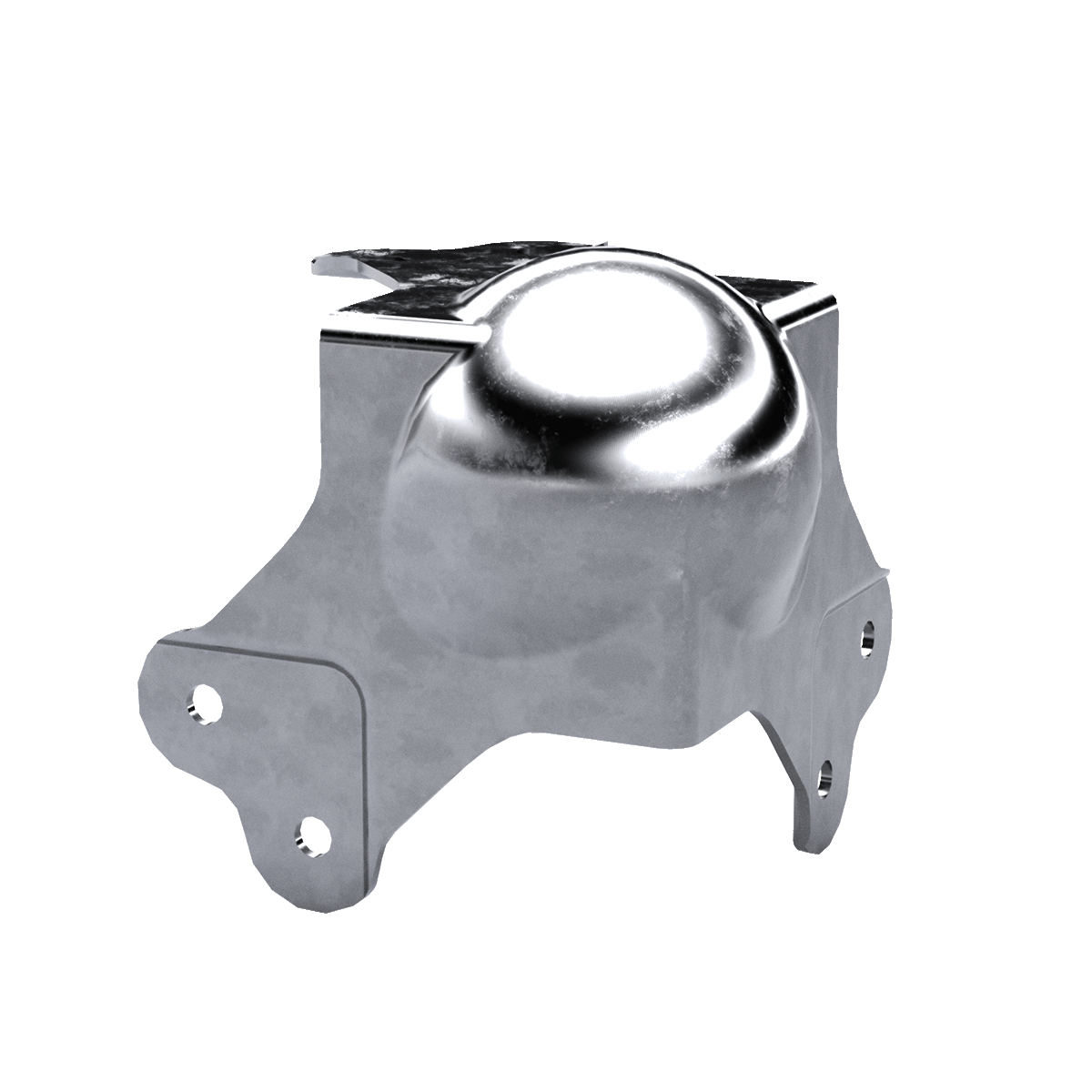 Large long leg ball corner with offset