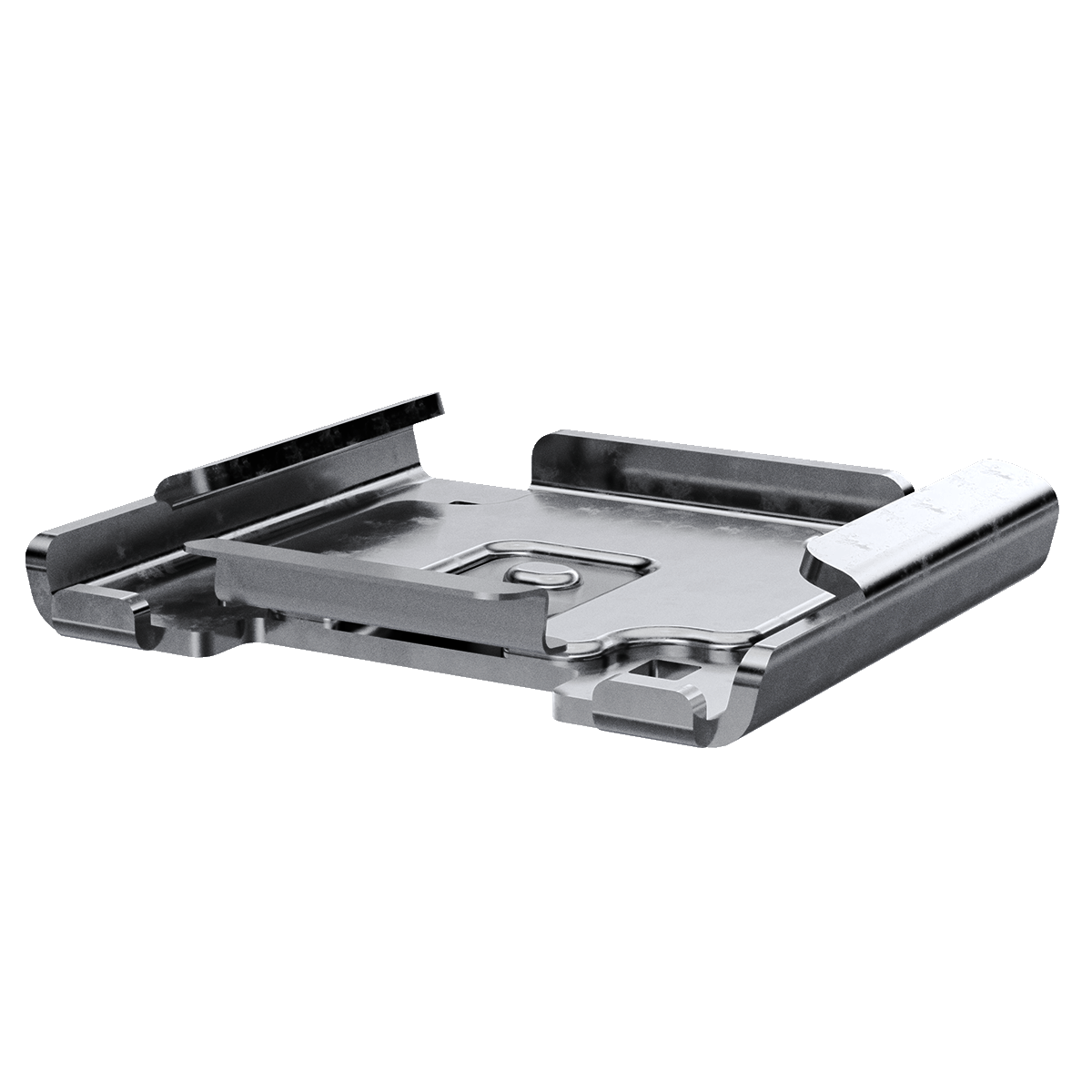 Large caster plate for 4x2 swivel casters