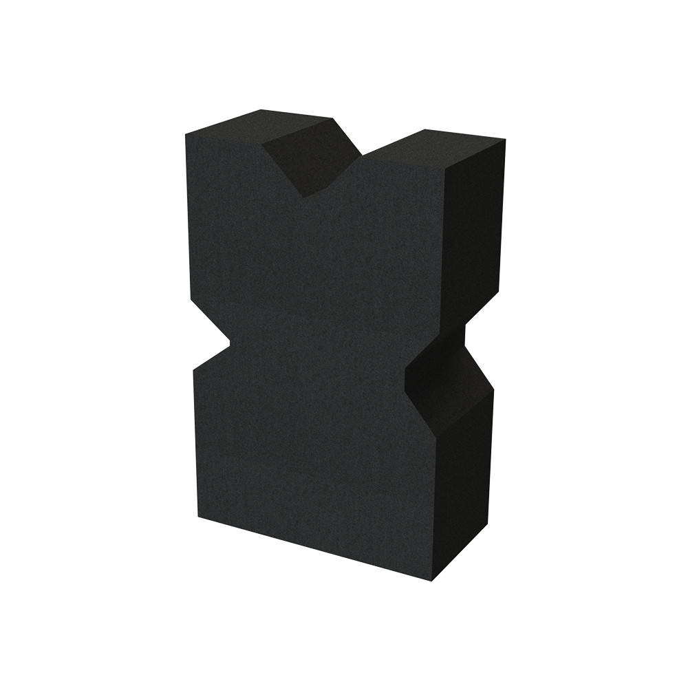 Rifle stand with 3 positions for various sized of rifle barrels